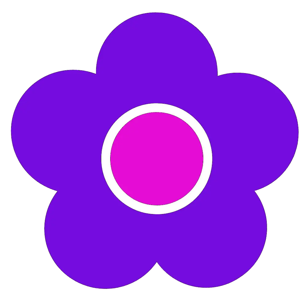 logo - purple flower